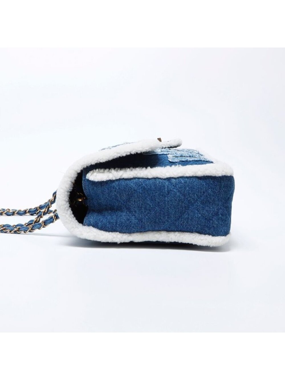 Chanel Shoulder Bag Denim Mouton Egypt - Picture 3 of 10